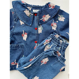 Konges Sløjd Kitty Bow Magot Denim Shirt 6