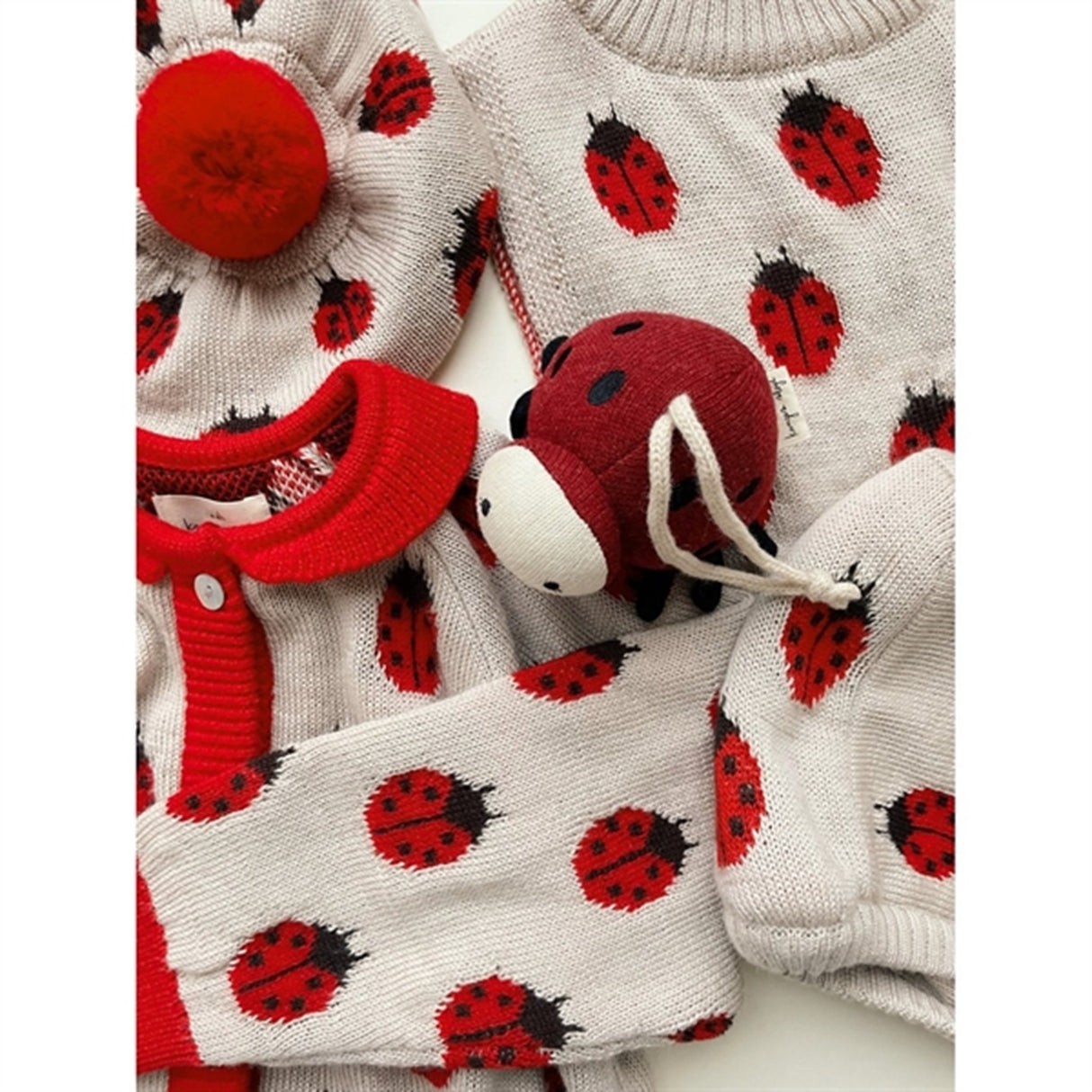 Konges Sløjd Ladybug Belou Knit Wool Cardigan 3