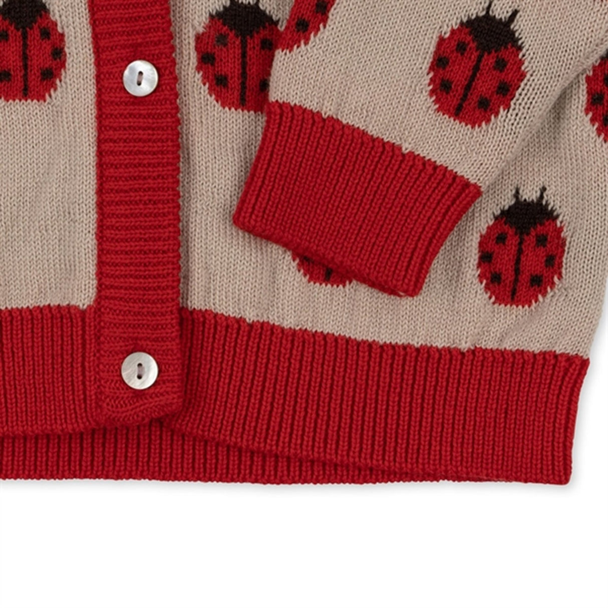 Konges Sløjd Ladybug Belou Knit Wool Cardigan 5