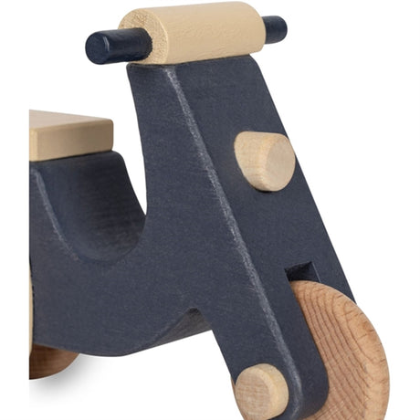 Konges Sløjd Blue Wooden Scooter