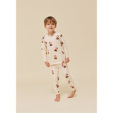 Konges Sløjd Christmas Teddy Basic Blouse/Pants Set