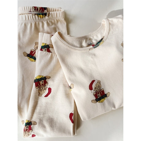 Konges Sløjd Christmas Teddy Basic Blouse/Pants Set