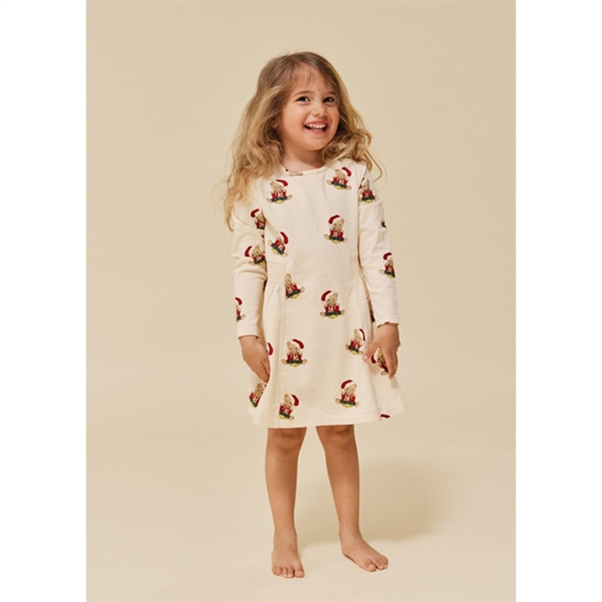 Konges Sløjd Christmas Teddy Basic Dress