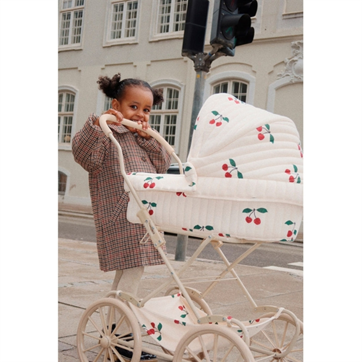 Konges Sløjd Doll Pram Glitter Ma Grande Cerise Glitter