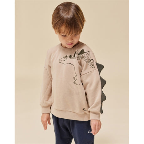 Konges Sløjd Oxford Tan Lou Animal Spike Dino Sweatshirt 2