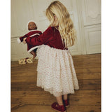 Konges Sløjd Red Dahlia Belis Velvet Dress 4