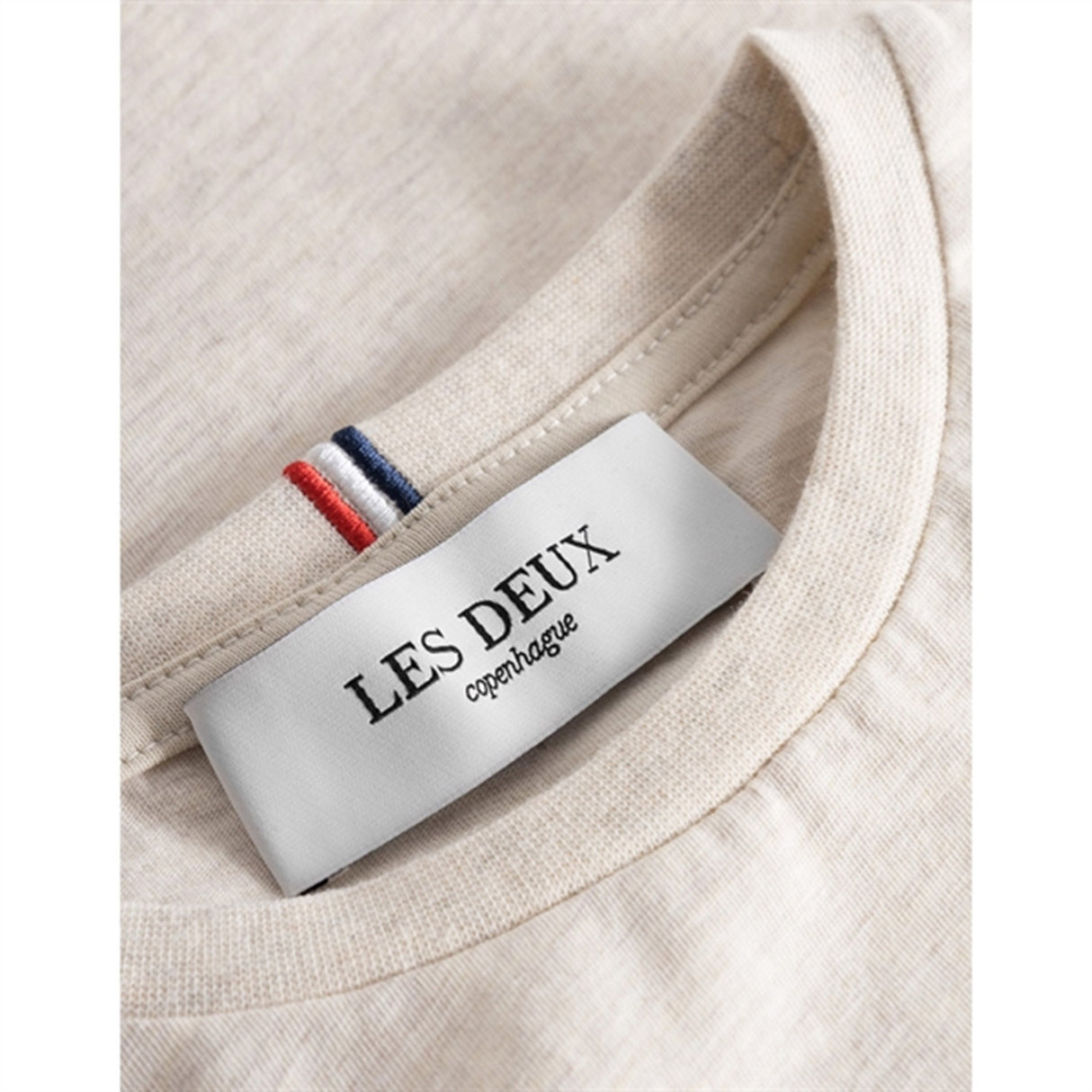 Les Deux Kids Ivory Mélange Nørregaard T-Shirt 2