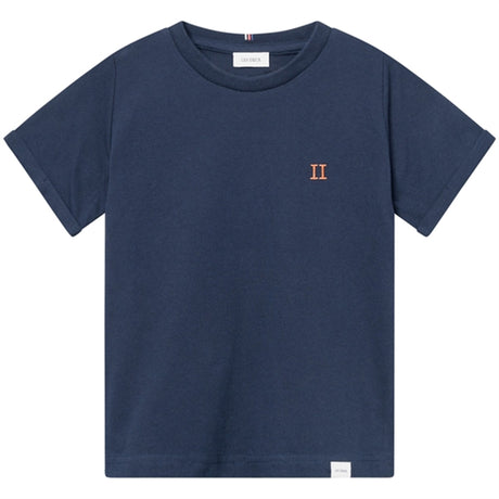 Les Deux Kids Dark Navy/Orange Nørregaard T-Shirt
