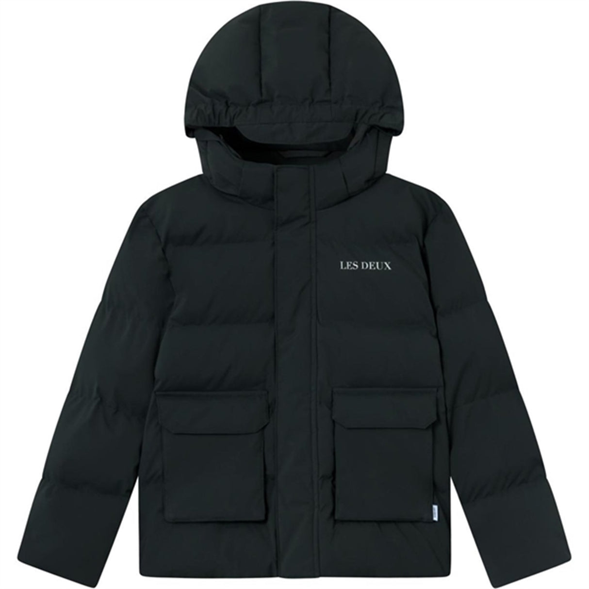 Les Deux Kids Black Maddox Puffer Jacket