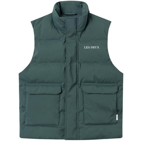 Les Deux Kids Pine Green Maddox Puffer Vest