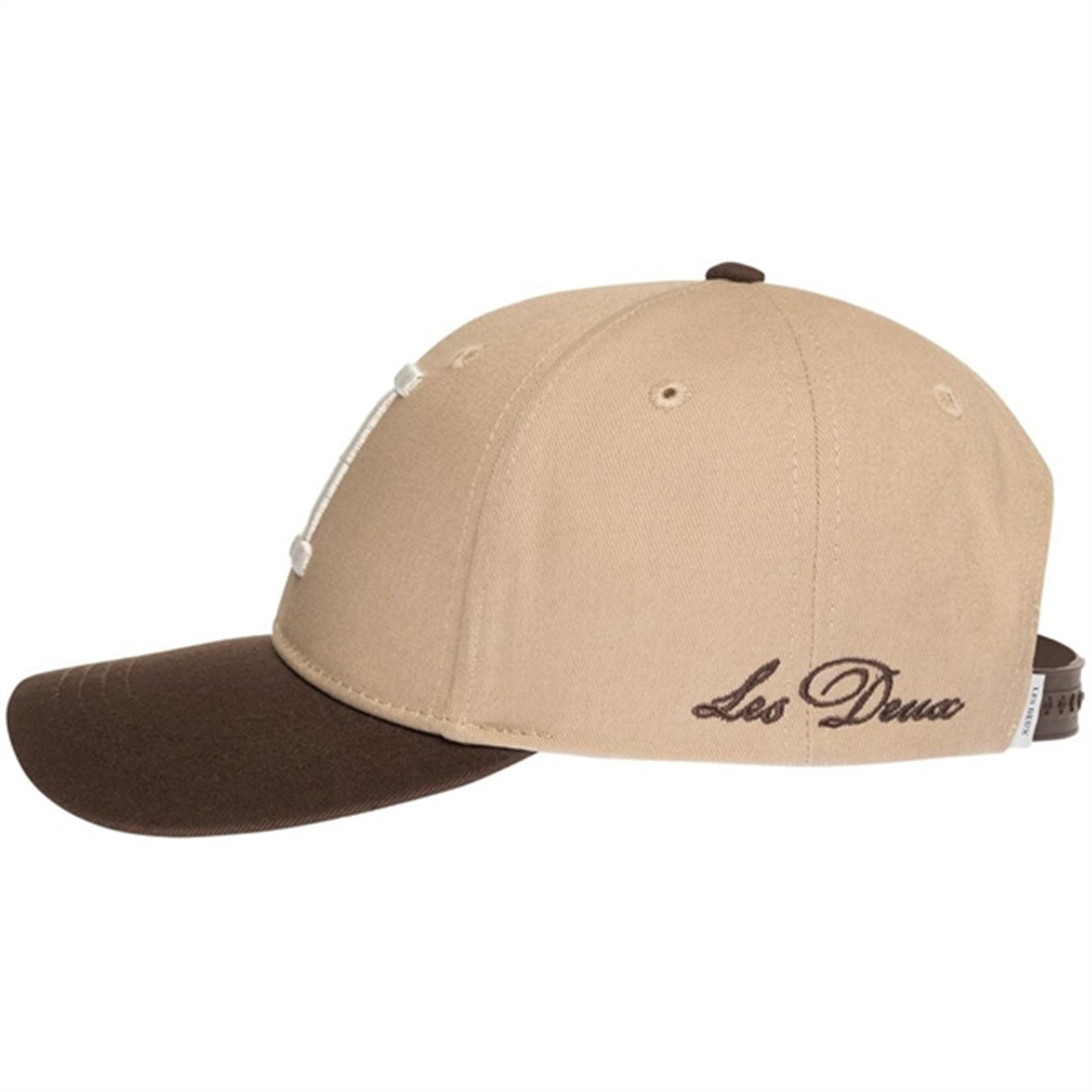 Les Deux Kids Light Desert Sand/Coffee Brown Encore Varsity Cap 3