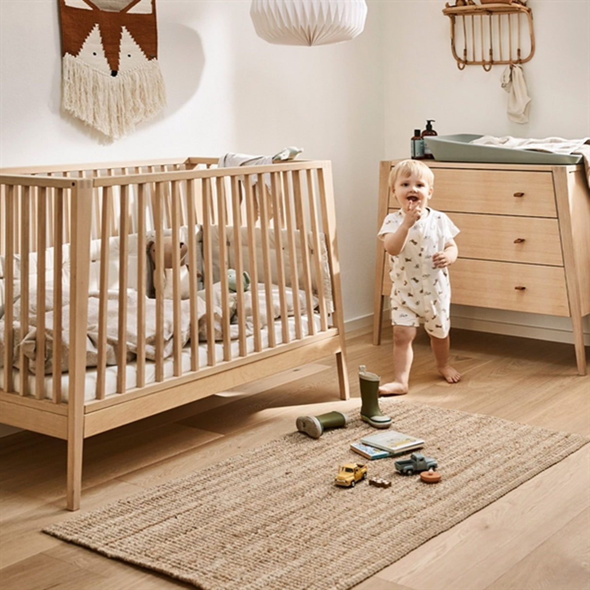 Leander Linea Baby Cot without Mattress Oak 3