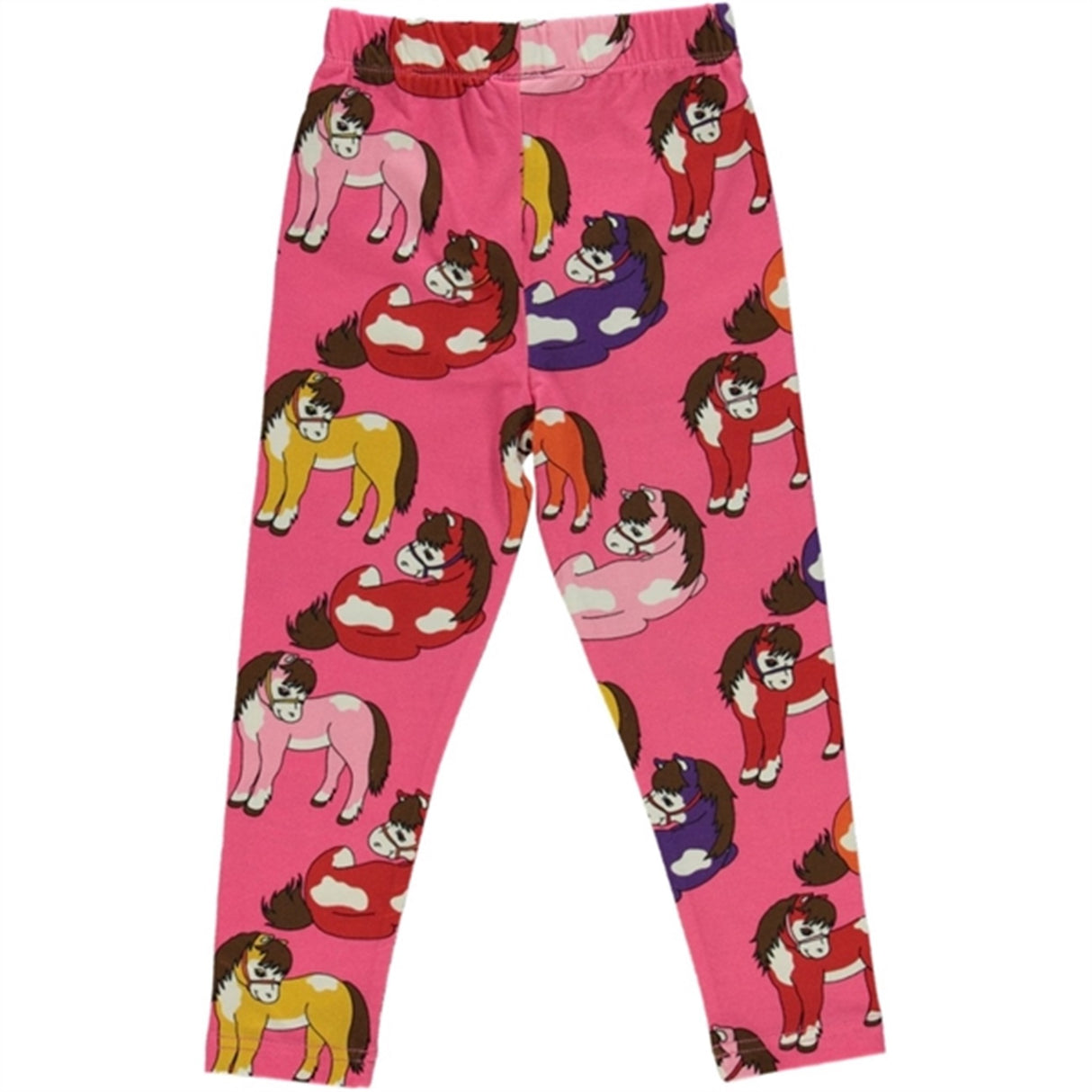 Småfolk Pink Horse Leggings 3