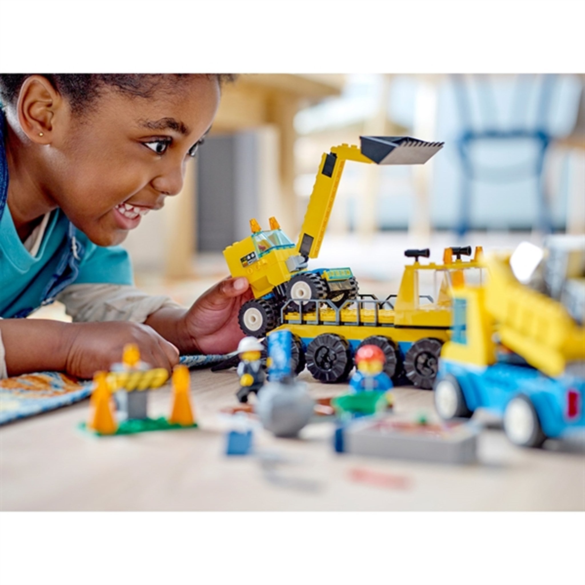 LEGO® City Construction Trucks and Wrecking Ball Crane 4