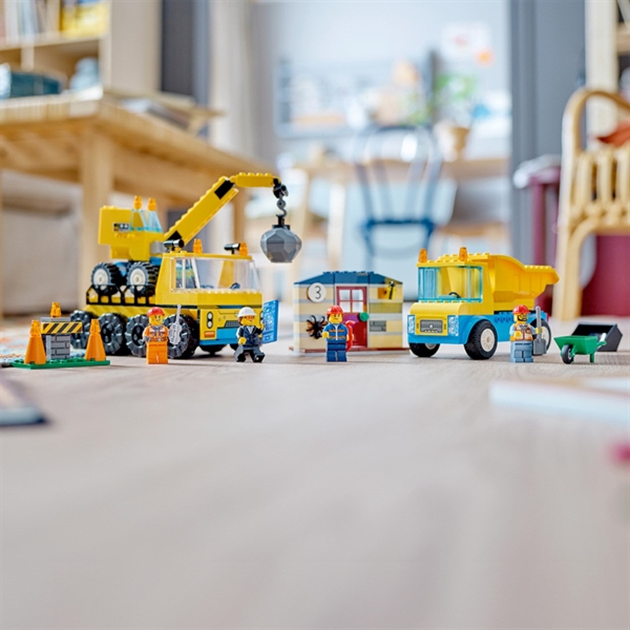 LEGO® City Construction Trucks and Wrecking Ball Crane 5