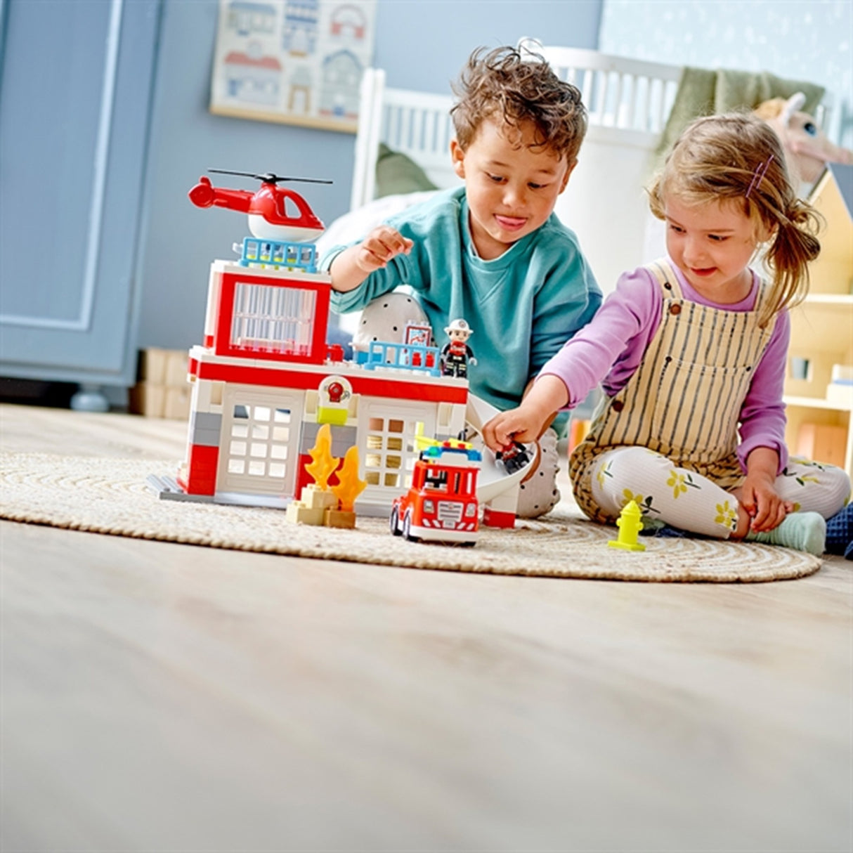 LEGO® DUPLO® Fire Station and Helicopter