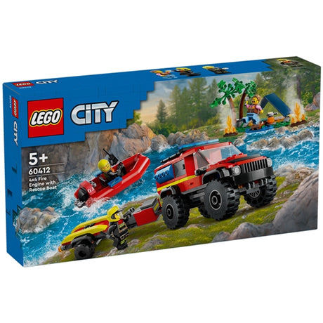 LEGO® City 4x4 Fire Engine with Rescue Boat