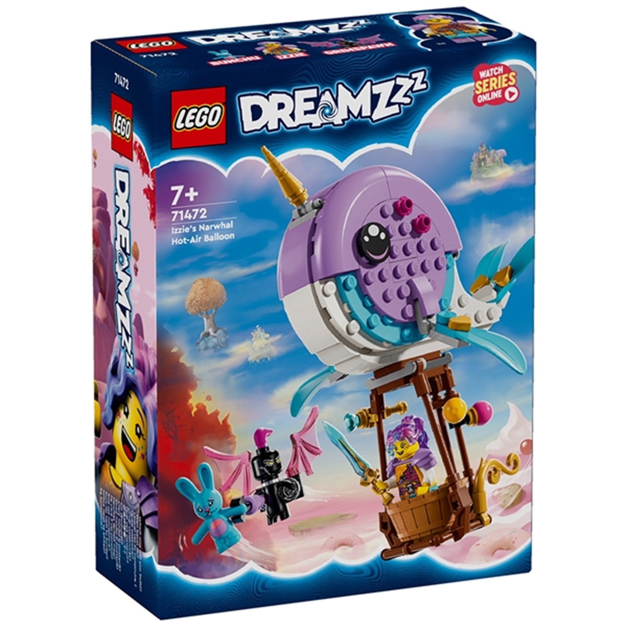 Buy LEGO® DREAMZzz™ Izzie's Narwhal Hot-Air Balloon | Luksusbaby