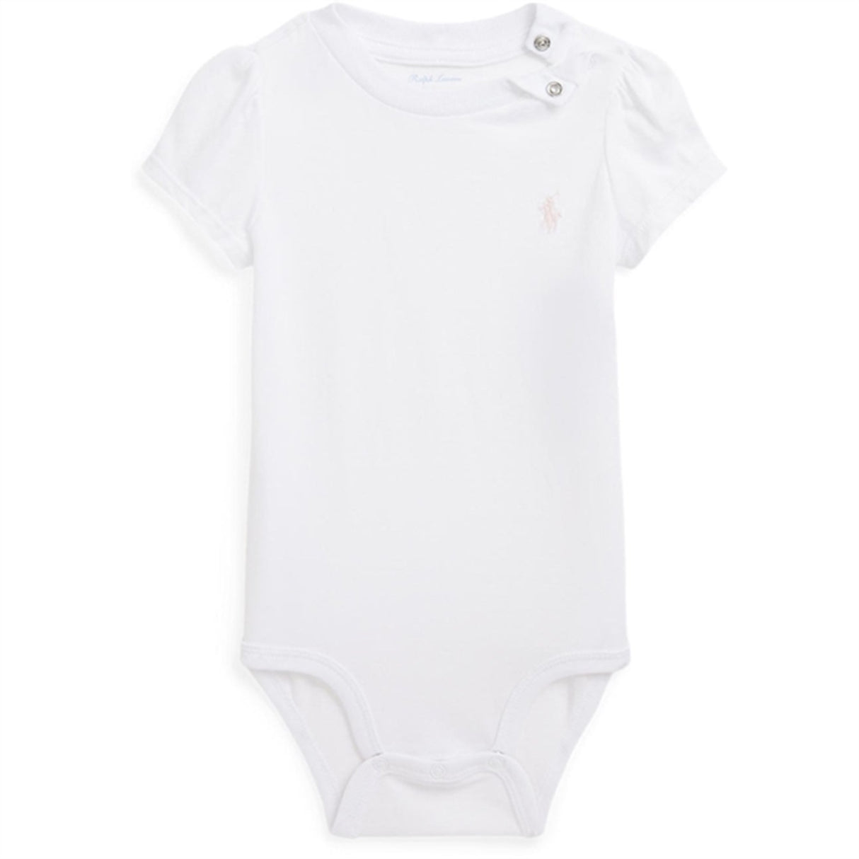 Ralph Lauren Baby Girl Body White/Delicate Pink