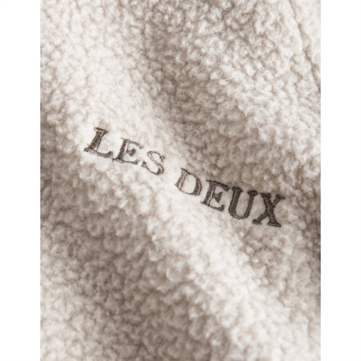 Les Deux Kids Light Sand Duncan Pile Hoodie 2