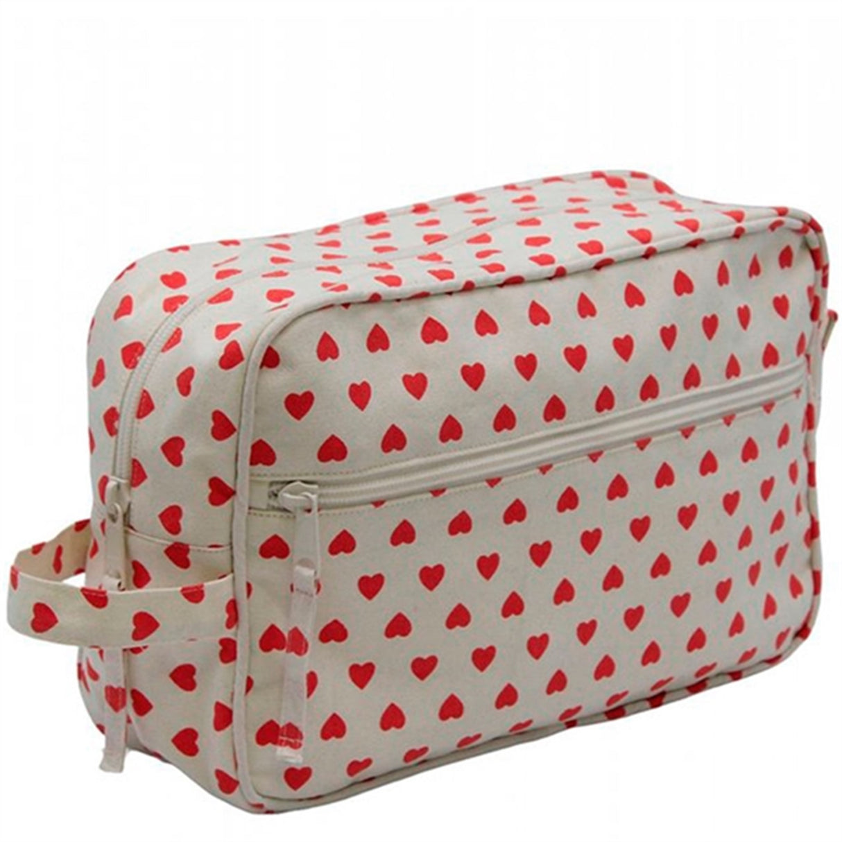 BONTON Red Canvas Toiletry Bag 2