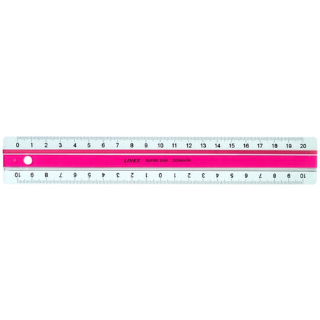 Linex Super Ruler 20 cm S20Mm Pink 2