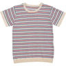 Copenhagen Colors Cream/Sky Blue/Red Comb. Knit T-shirt