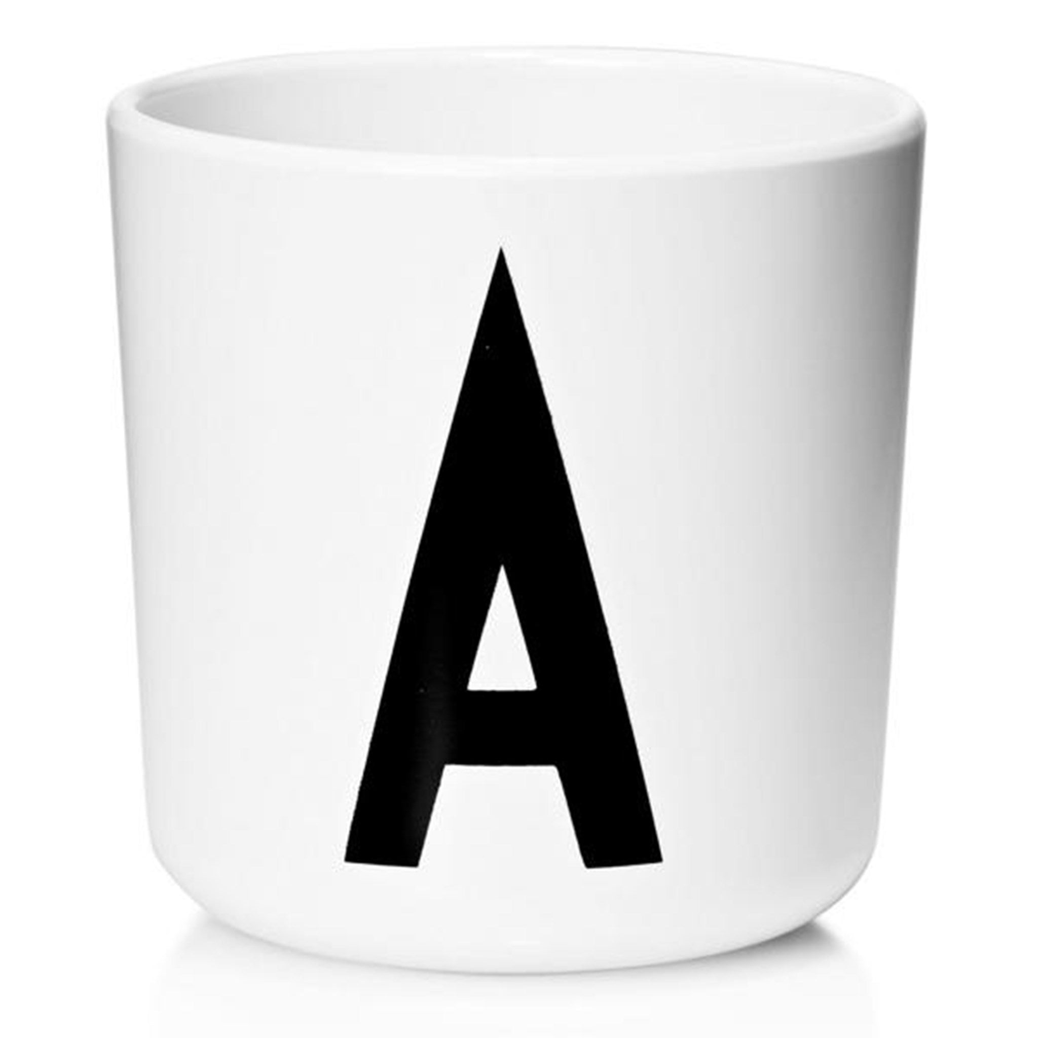 Design Letters ABC Melamine Cup White