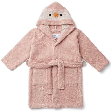 Liewood Lily Bathrobe Penguin Rose