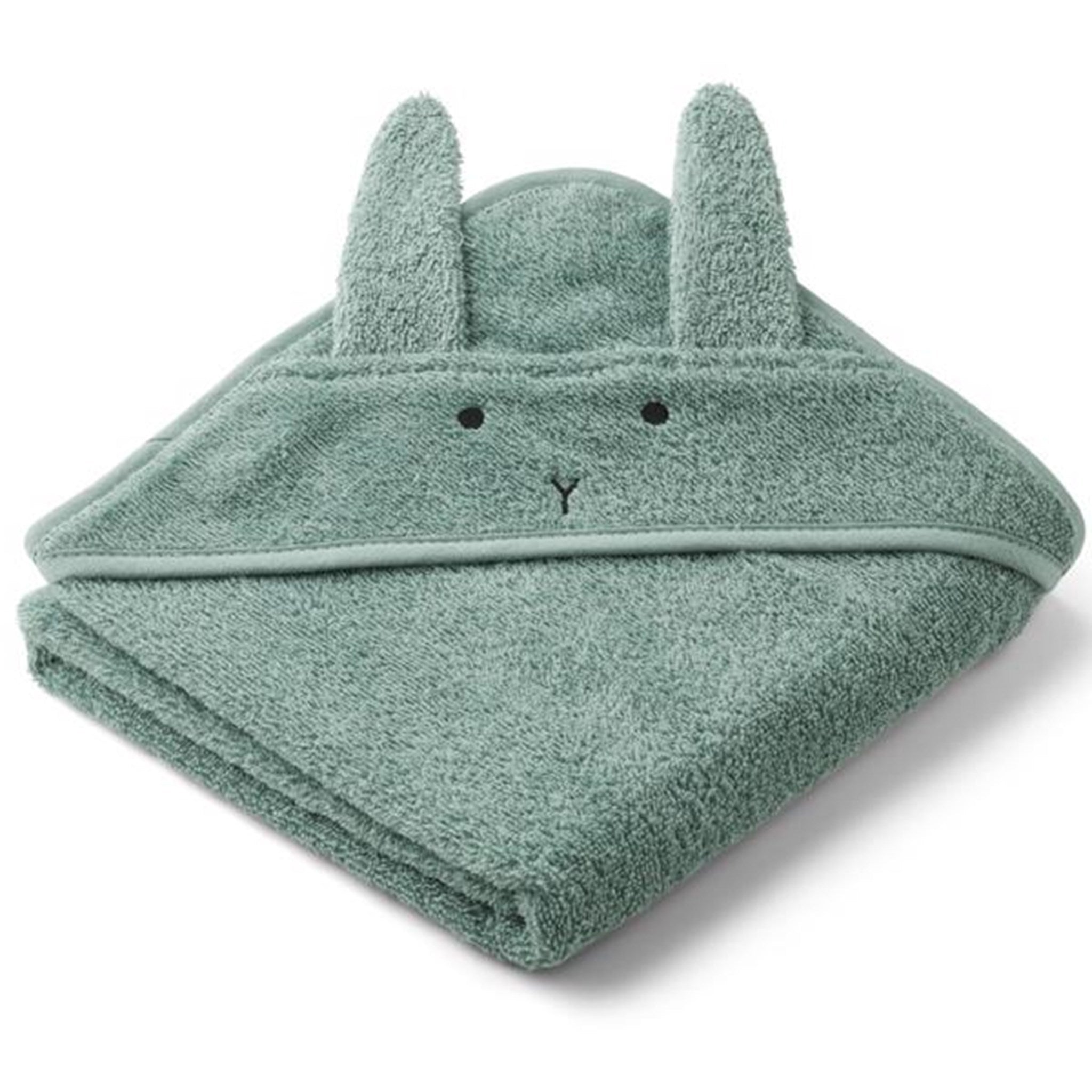 Liewood Albert Hooded Towel Rabbit Peppermint