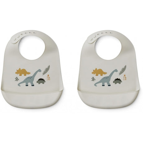 Liewood Tilda Silicone Bib Dino Mix 2 Pack