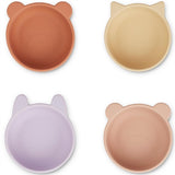 Liewood Iggy Silicone Bowl 4-Pack Light Lavender Mix