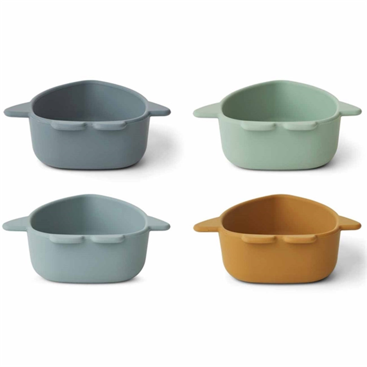 Liewood Iggy Silicone Bowl 4-Pack Space Multi Mix