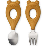 Liewood Stanley Baby Cutlery Mr Bear/Golden Caramel 2