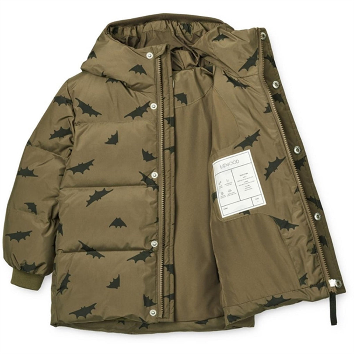 Liewood Palle Puffer Down Jacket Bats / Khaki 3