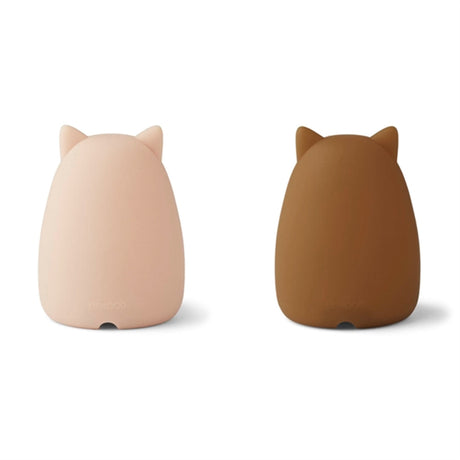 Liewood Callie Night Light 2-pack Cat Rose/Golden Caramel 2