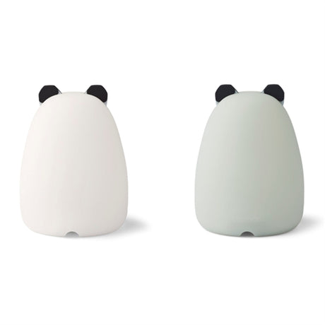 Liewood Callie Night Light 2-pack Panda Panda Creme De la Creme/Dove Blue 2