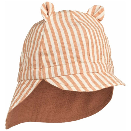 Liewood Gorm Reversible Seersucker Sun Hat Tuscany/Rose Sandy