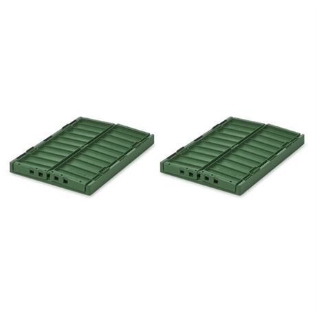 Liewood Weston Storage Box M Garden Green 2-Pack 2