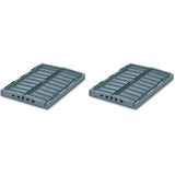 Liewood Weston Storage Box M Whale Blue 2-Pack