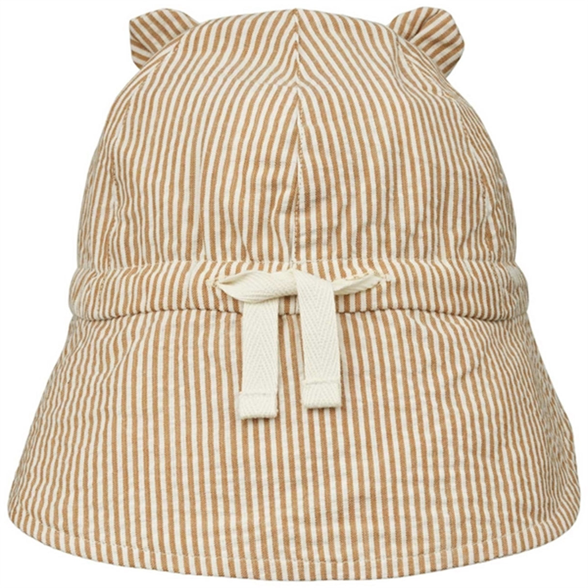 Liewood Gorm Sun Hat Stripe Golden Caramel/Creme de la Creme