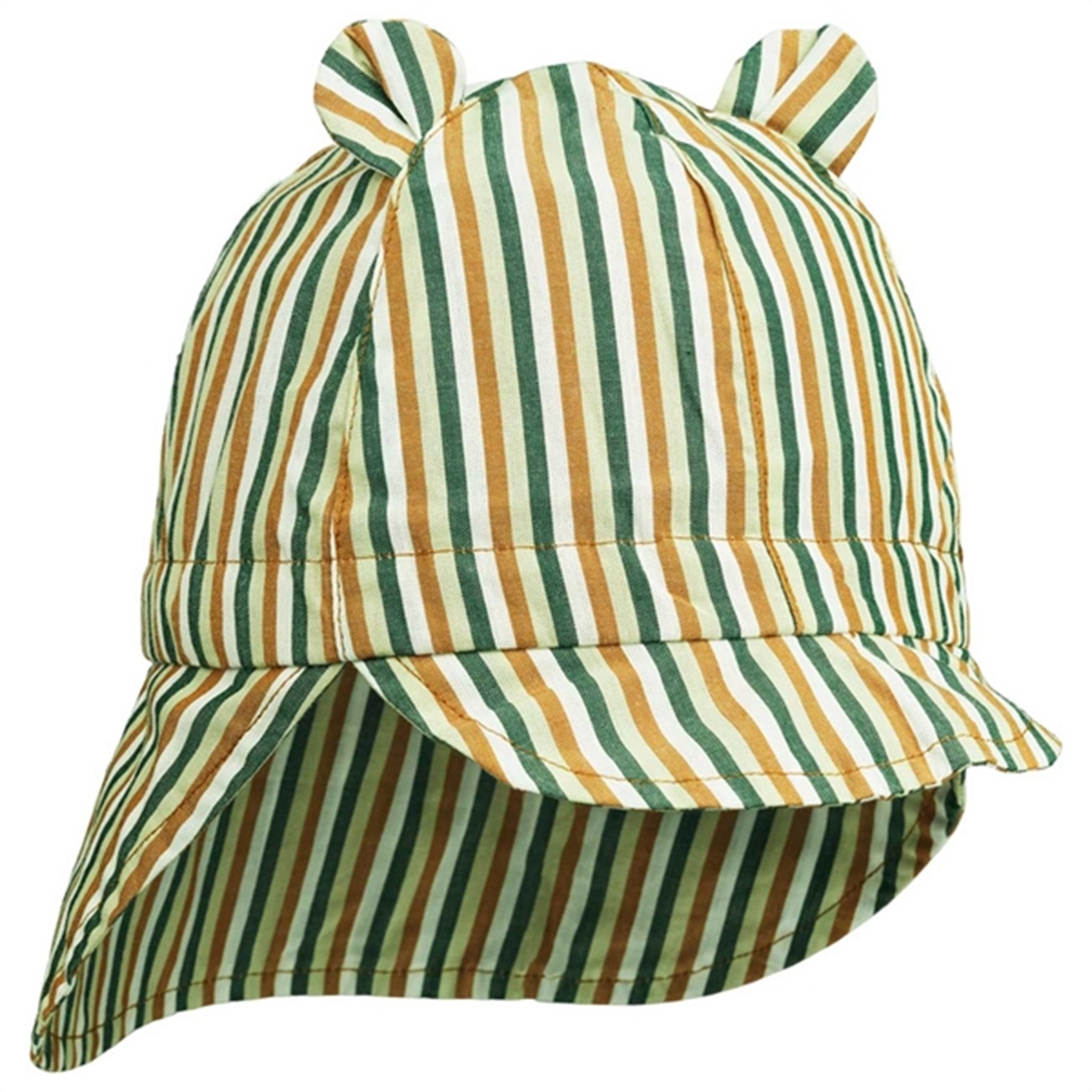 Liewood Gorm Sun Hat Stripe Dusty Mint Multi Mix