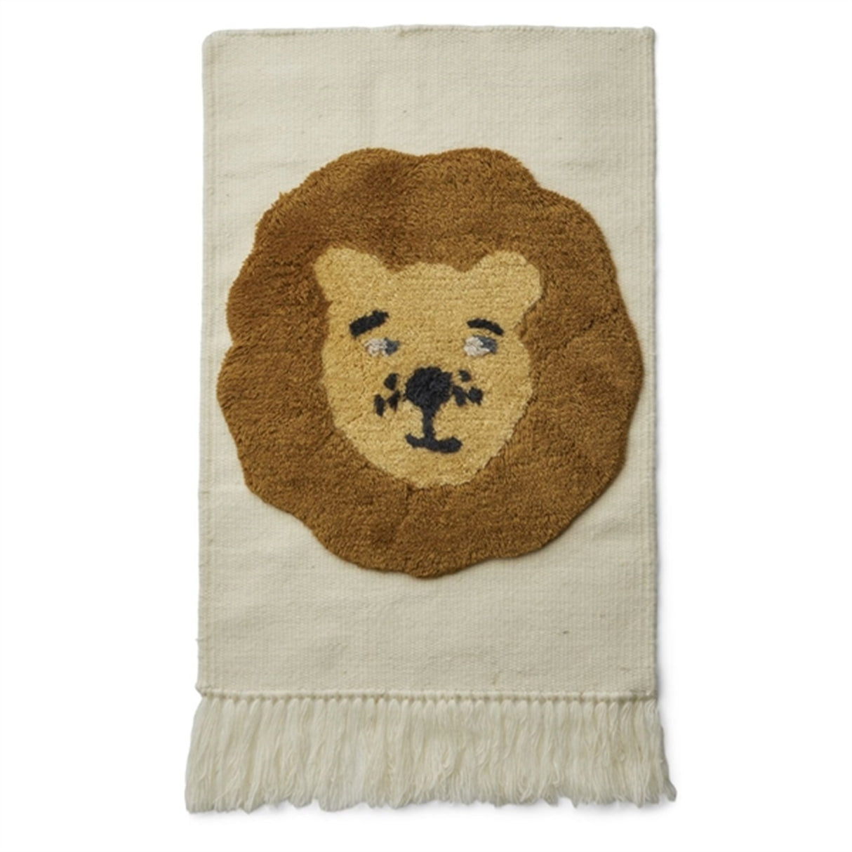 Liewood Gera Lion Wall Rug Lion Golden Caramel Multi Mix