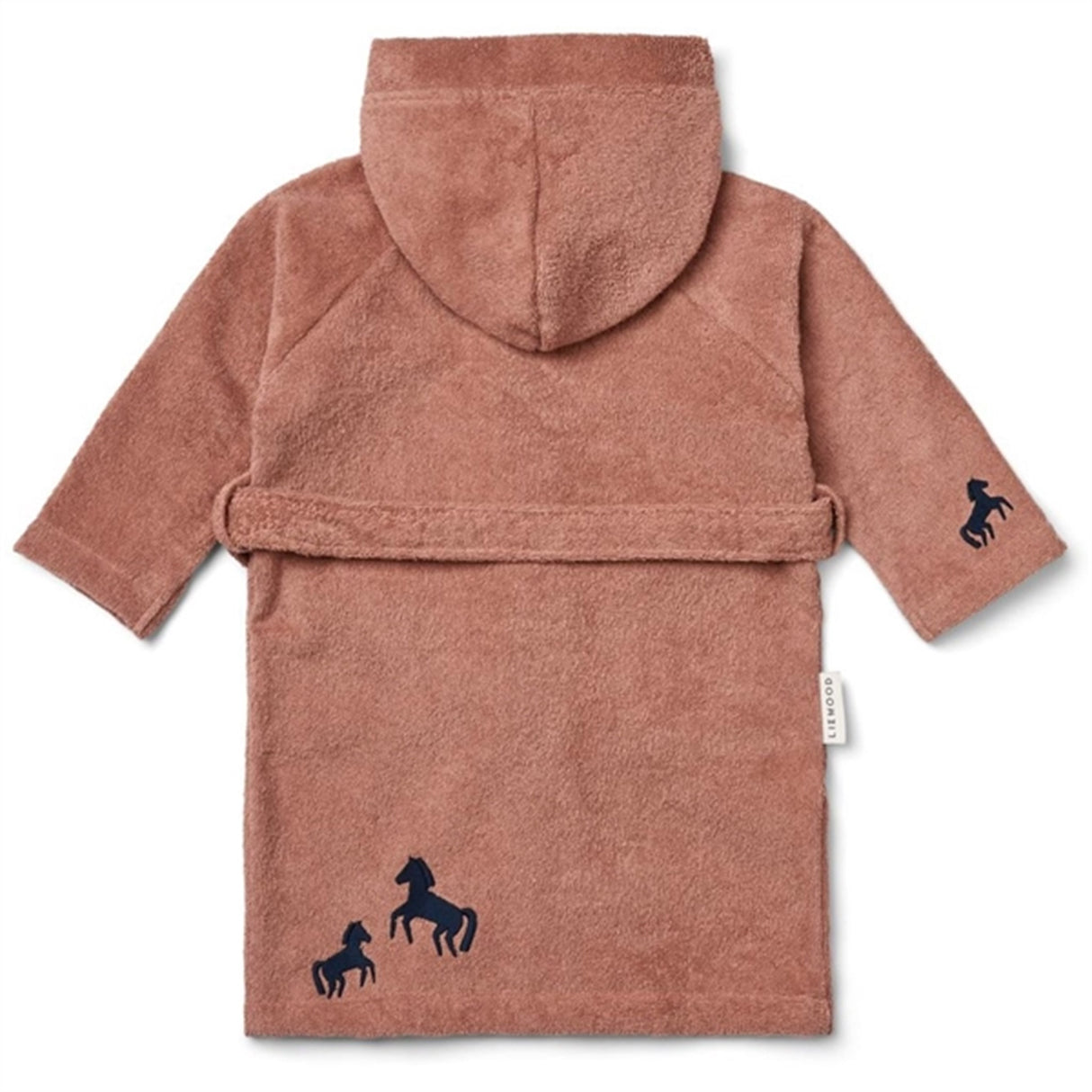 Liewood Kenna Bathrobe Horses/Dark Rosetta 2