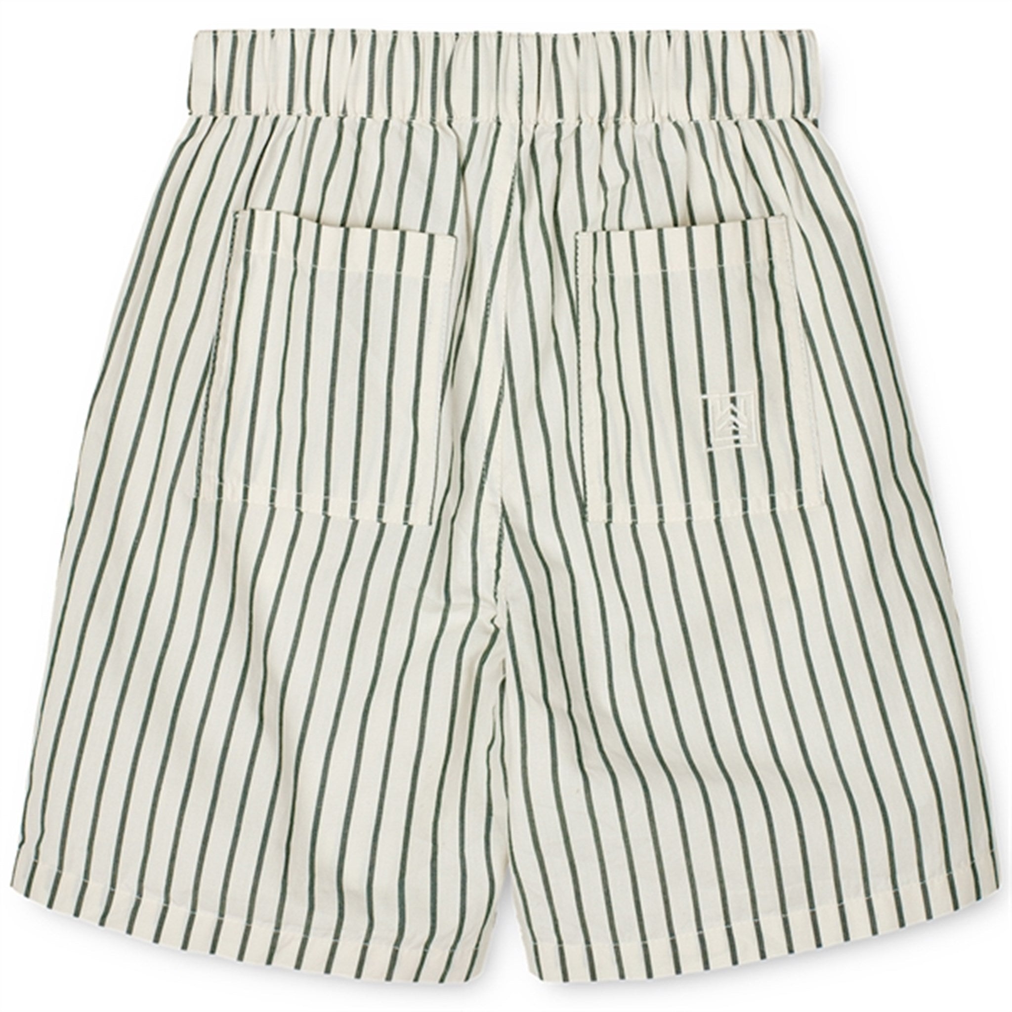 Liewood Monori Y/D Stripe Shorts Y/D Stripes Garden Green/Creme De La Creme 4