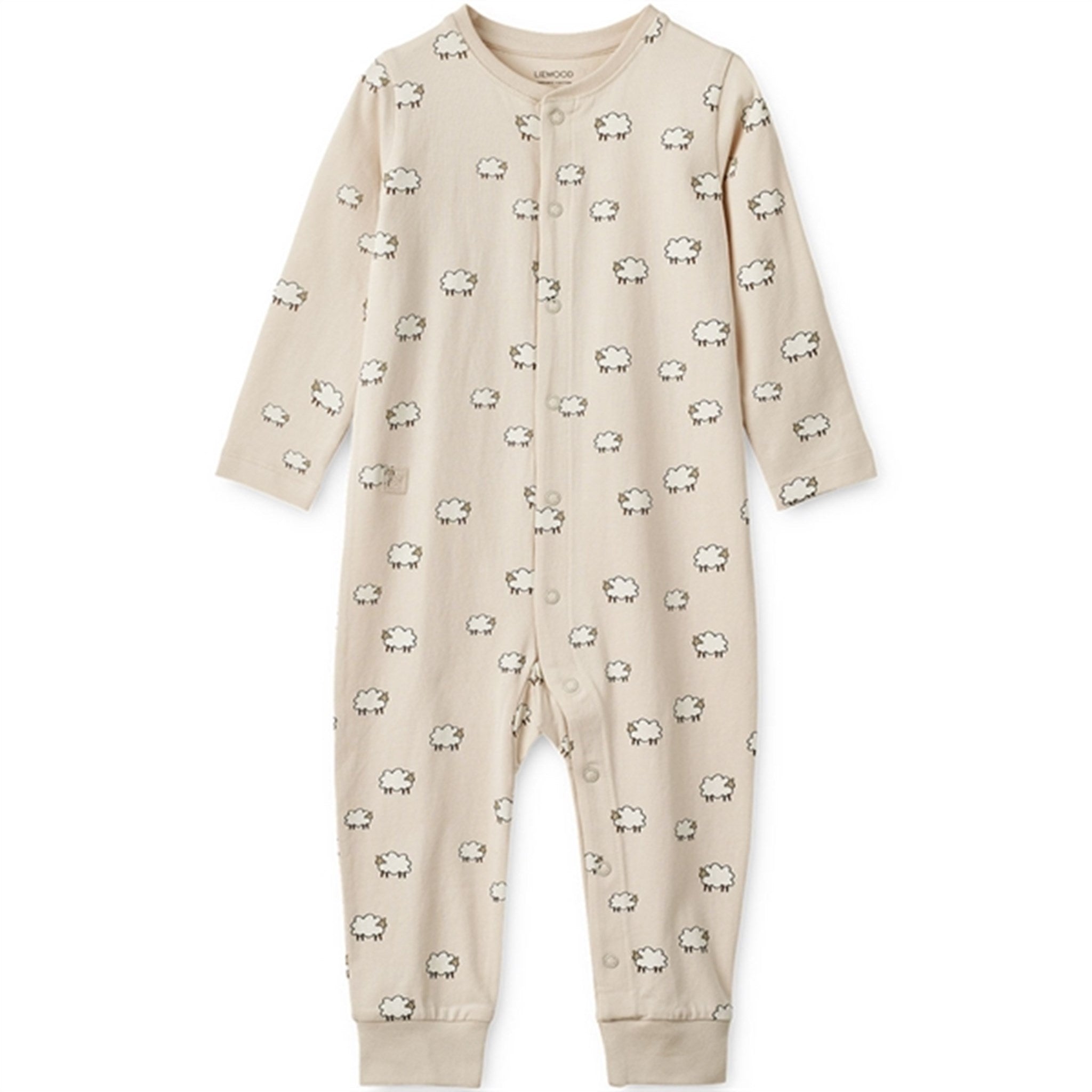 Liewood Birk Pyjamas Jumpsuit Sheep / Sandy