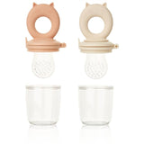 Liewood Miranda Food Feeder 2-pack Tuscany Rose/Apple Blossom 4