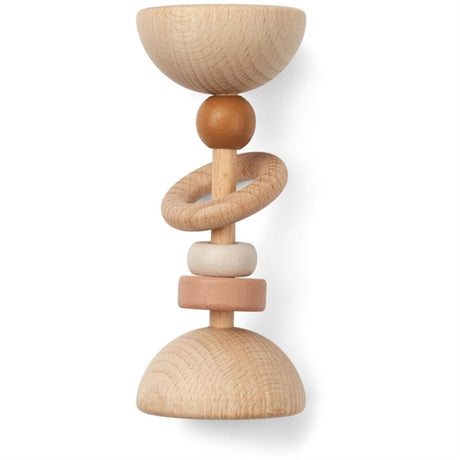 Liewood Corrina Wooden Rattle Tuscany Rose Mix