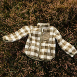 Liewood Nolan Pile Jacket Check Army Brown / Multi Mix 4