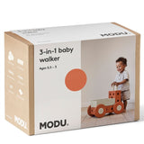 MODU 3-in-1 Baby Walker Burnt Orange/Dusty Green